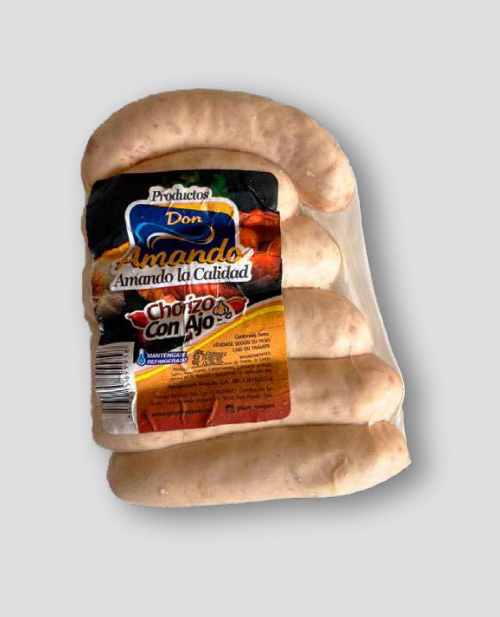 Chorizo con Ajo al Vacio