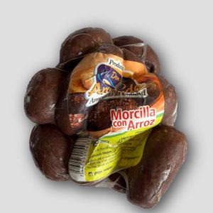 Morcilla con Arroz al vacio