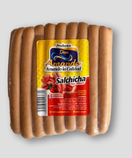 Salchichas tipo Wieners al vacio